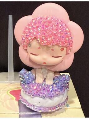 Sweet Wishes Blind Box Figurine Pink Crystal Flower Girl